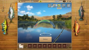 pull the fishing pole